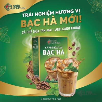 Cà Phê Hòa Tan Bạc Hà